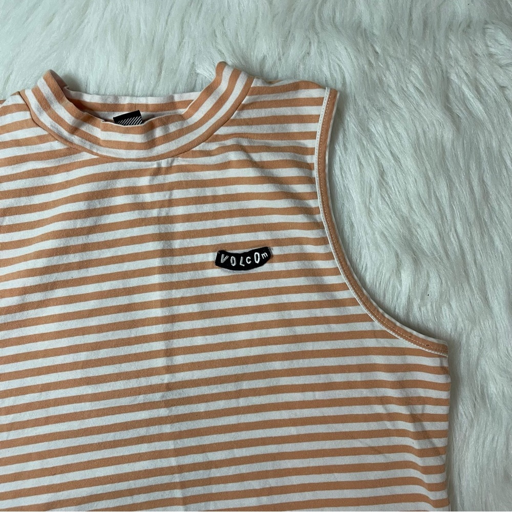 Volcom Looking Out Camel Crop Top - image 4